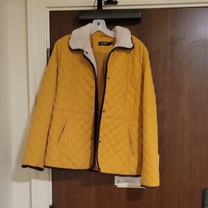 Polo by Ralph Lauren Yellow Quilted Puffer Jacket